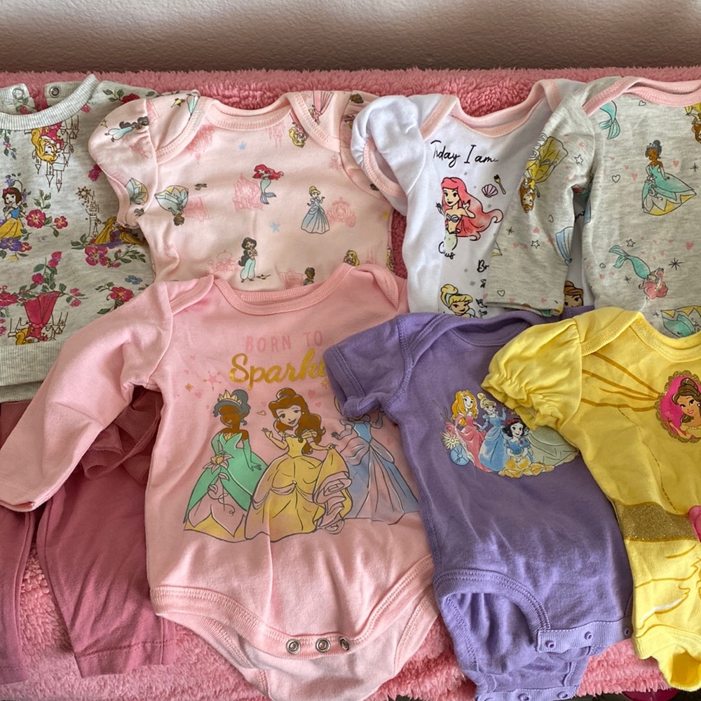 Lot of Disney baby girl clothes